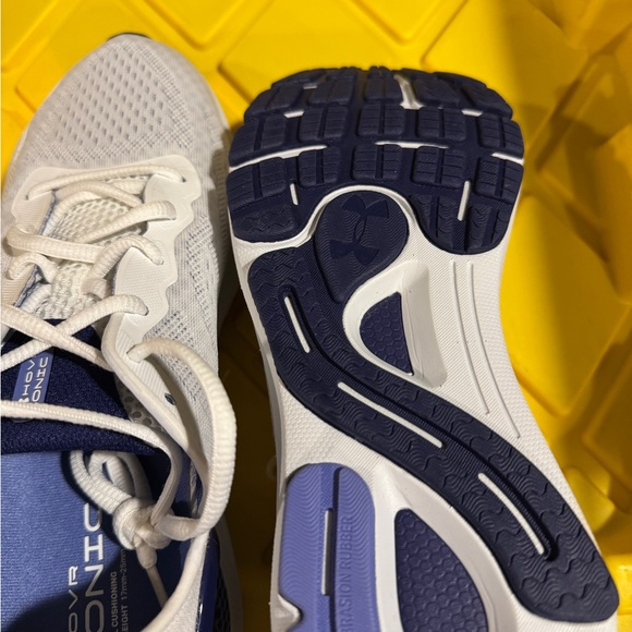 Under Armour White and Purple Hovr Athletic Shoes - Picture 6 of 7